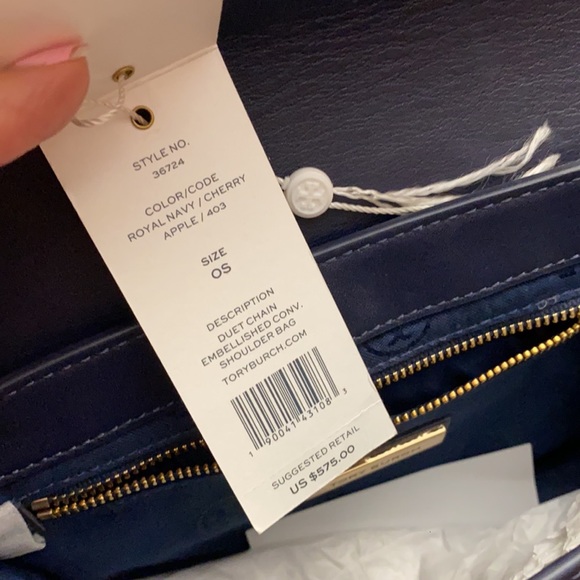 Tory Burch duet chain embellished convertible shoulder bag - Picture 5 of 8